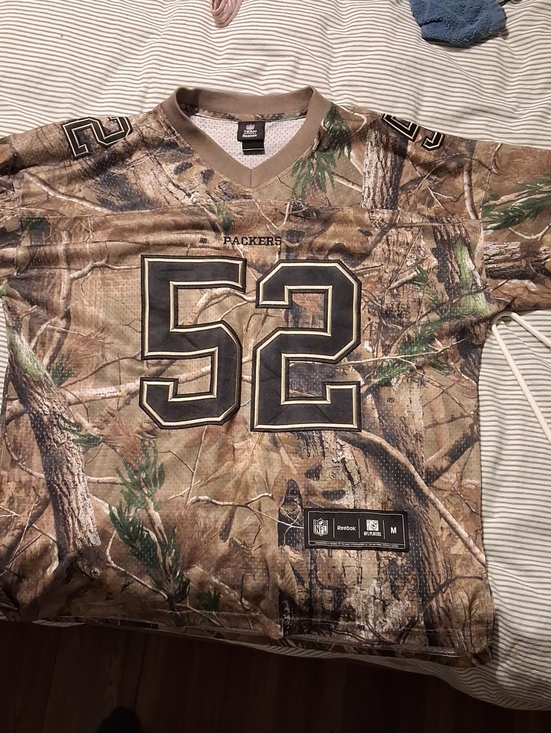 Reebok Other - Clay Matthews Reebok Camo Green Bay Packers #52 Jersey